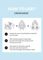 Differ & Deeper Sky Watering Cryo Cream Mask – Hydrating & Soothing Face Mask with Sea Water & Sodium Hyaluronate for Calm, Moisturized Skin | Korean Skincare 5.29oz