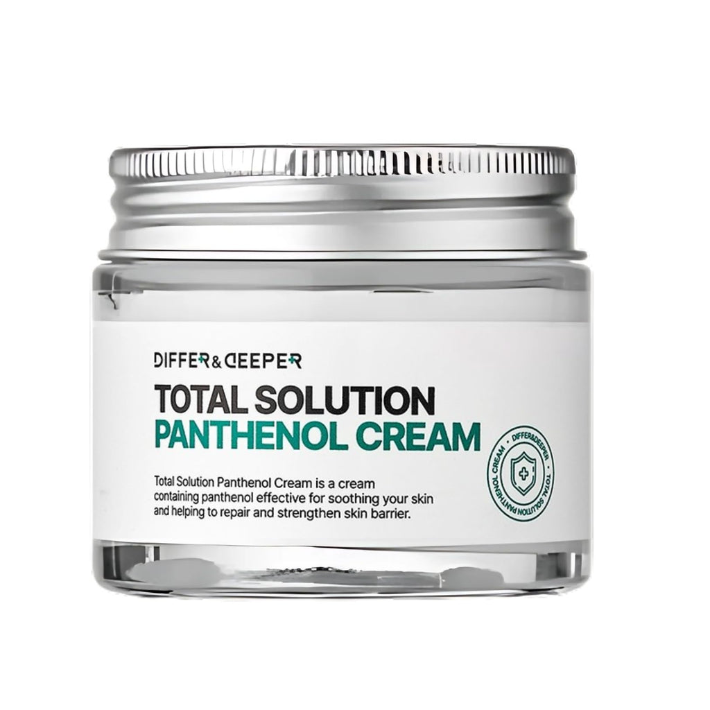 Differ & Deeper Total Solution Vitamin Cream – Brightening Moisturizer for Dull Skin, Lightweight Daily Cream with Vitamin Complex for Radiant Complexion, Korean Skincare 2.47oz