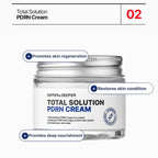 Differ & Deeper Total Solution PDRN Cream – Barrier Strengthening for Sensitive Skin, Daily Nourishing Cream with PDRN, Korean Skincare 2.47oz