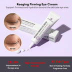 Differ & Deeper Reaging Firming Eye Cream – Lightweight Eye Treatment for Smoother, Hydrated Under Eyes | K-Beauty Skincare (30ml)