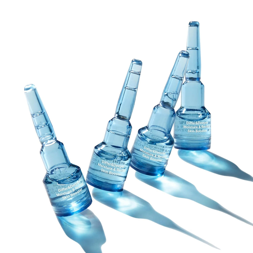 Differ & Deeper Brightening & Toning Skin Booster Starter Pack – Vitamin Peptide & Antioxidant Ampoule | Evens Skin Tone & Enhances Radiance | Fast-Absorbing Formula Korean Skincare 2ml*5