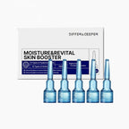 Differ & Deeper Moisture & Revital Skin Booster Starter Pack – Hydrating & Firming Ampoule | Deep Hydration & Skin Elasticity Support | Lightweight & Gentle Formula | Korean Skincare | 2ml*5