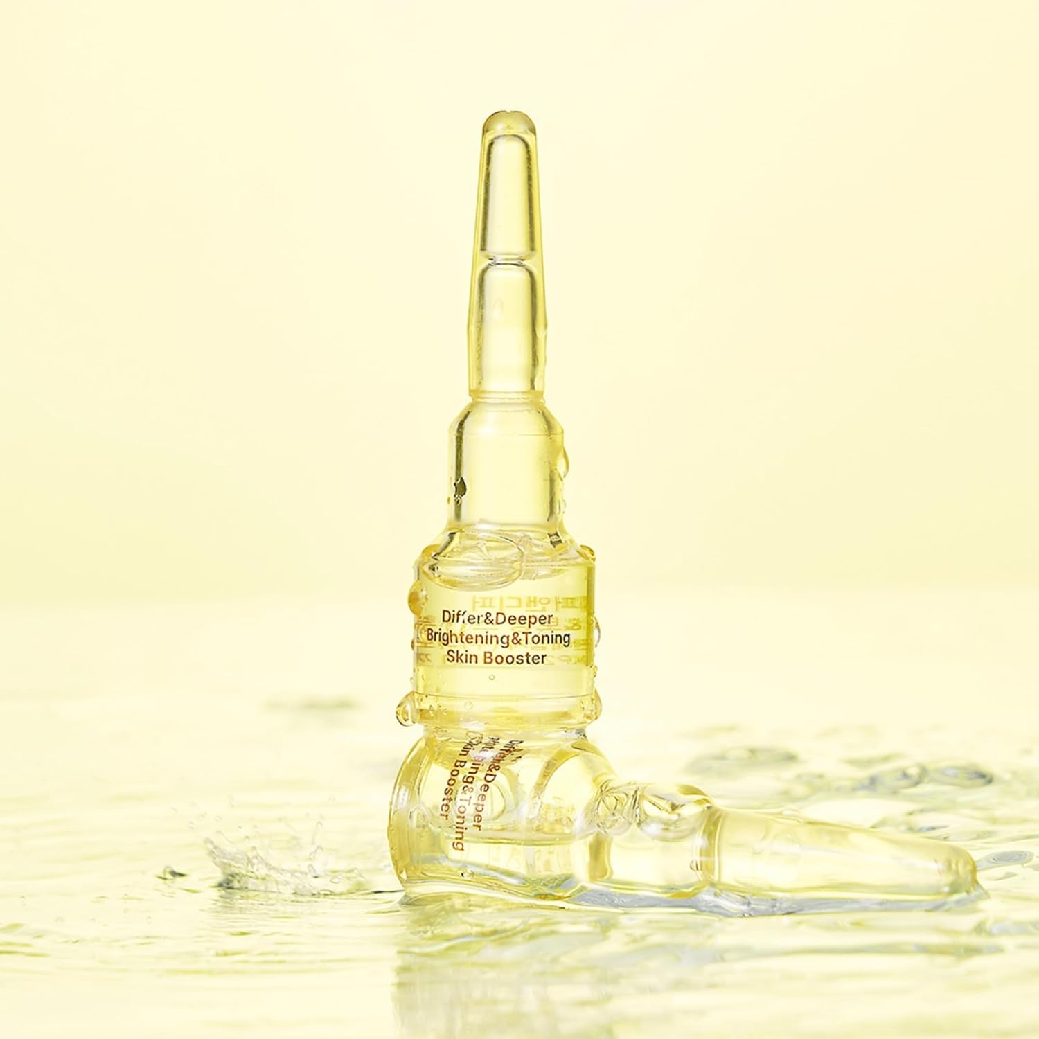 Differ & Deeper Brightening & Toning Skin Booster Starter Pack – Vitamin Peptide & Antioxidant Ampoule | Evens Skin Tone & Enhances Radiance | Fast-Absorbing Formula Korean Skincare 2ml*5