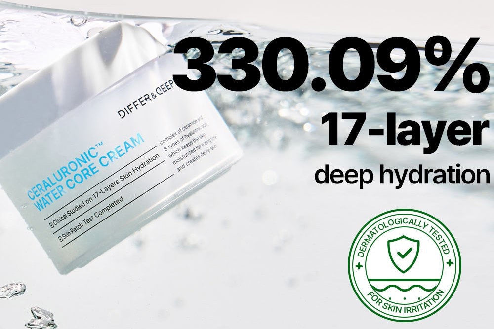 Differ & Deeper Ceraluronic Water Core Cream