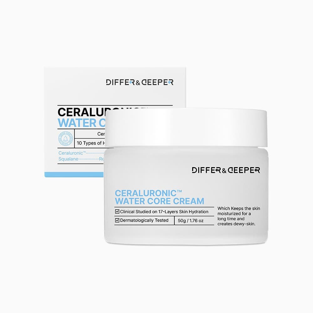 Differ & Deeper Ceraluronic Water Core Cream